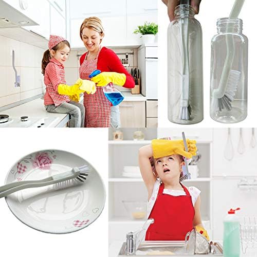 Dish Brush Kitchen Cleaning Brush Bottle Brush Bathroom Scrub Brushes Sink - Image 3