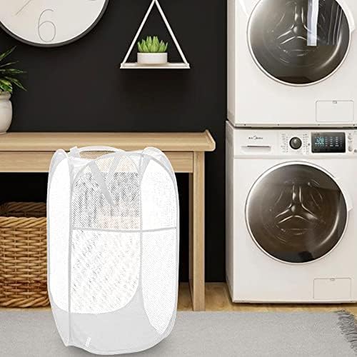 BATTOO Deluxe Strong Mesh Pop up Laundry Hamper Basket - Image 5