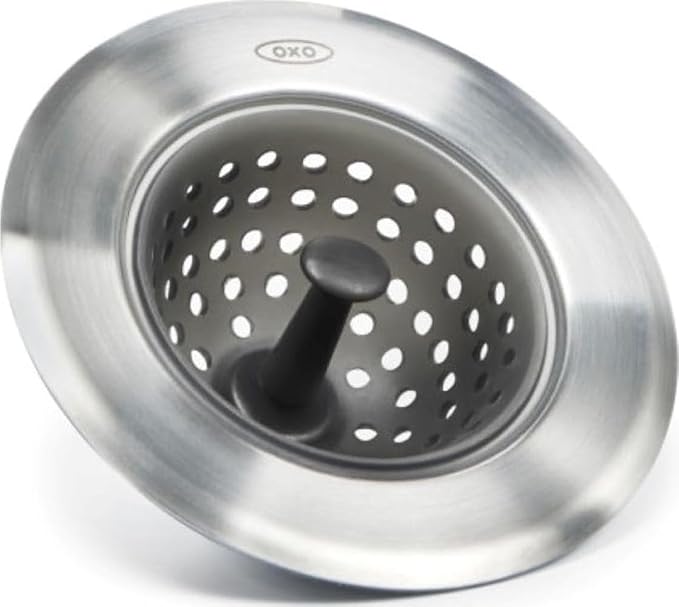 OXO Good Grips Silicone Sink Drain Strainer, Kitchen Sink Stopper by Unknown