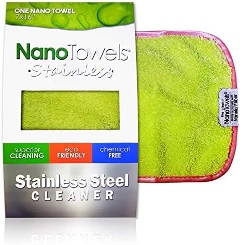 Nano Towels Stainless Steel Cleaner | The Amazing Chemical Free Stainless Steel by Nano+Towels