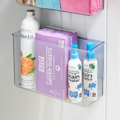 iDesign Magnetic Large Clear Plastic Organizer Bins - Image 6