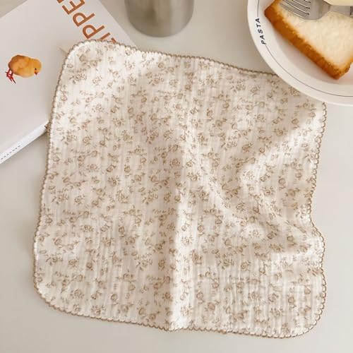 BuLuTu 4 Pack Floral Dishcloths - Image 5
