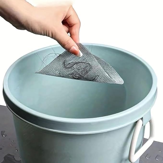 20 Pcs Disposable Shower Drain Hair Catcher Mesh Stickers | Bathroom Drain Trap - Image 6
