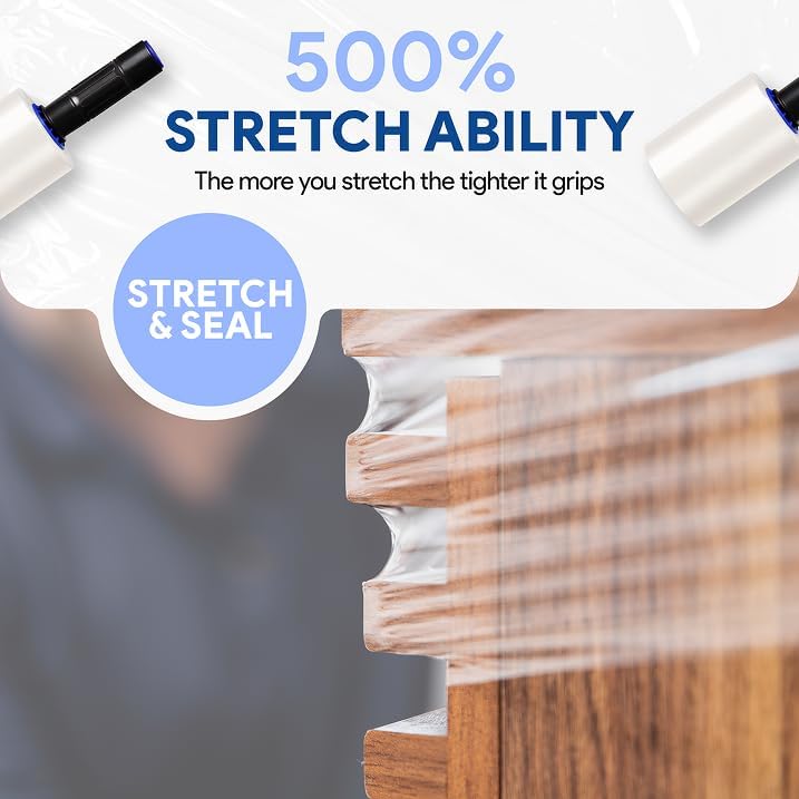 International Plastics Co. 5" Plastic Stretch Wrap - Image 3