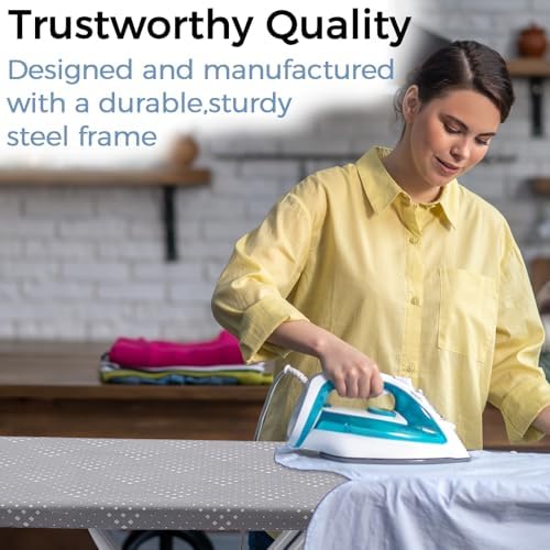 SheeChung Ironing Board 13"x43", Full Size Iron Board - Image 4