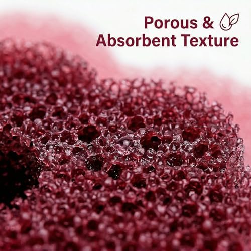 Scrub Flower Temperature Sensitive Sponges, Wild Poppy - Image 3