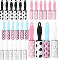 24 Pcs Mini Lint Rollers with Electrostatic Adsorption by Unknown