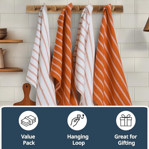 LANE LINEN Kitchen Towels Set – Pack of 6 Cotton Dish Towels, Absorbent & - Image 7