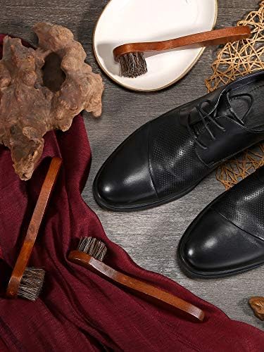 Jovitec 3 Pieces Horsehair Polish Applicator Brush Kit Saddle Soap Shoe Shine - Image 4