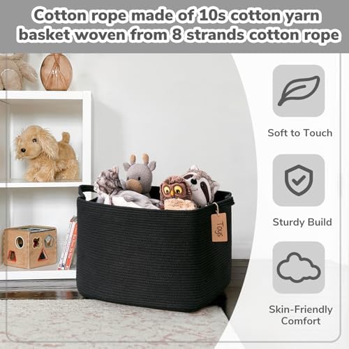 Goodpick 50L Large Woven Rope Storage Basket - Image 4