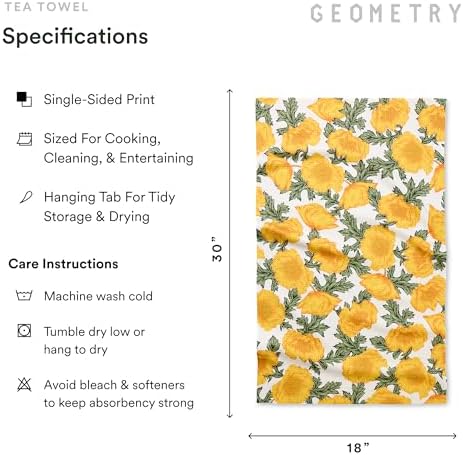 GEOMETRY Tea Towels – Spring & Summer Collection – Quick-Dry, Ultra-Absorbent - Image 6