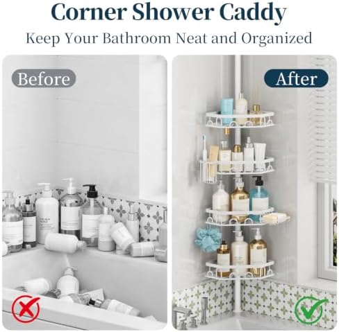 Consumest Shower Caddy Tension Pole - Image 2