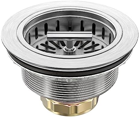 KONE Kitchen Sink Drain Sink Strainer 3-1/2 Inch Drain Assembly Kit Replacement by KONE