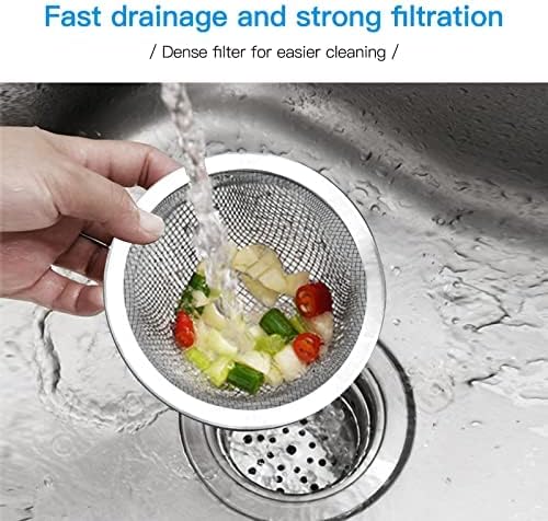 Maxware 4PCS Heavy Duty Stainless Steel Sink Strainer, Sink Basket Set - Image 6