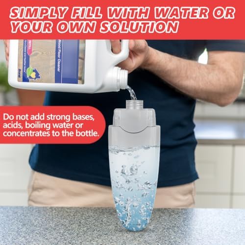 HOMTOYOU Microfiber Hardwood Floor Mop: Spray Mop - Image 4