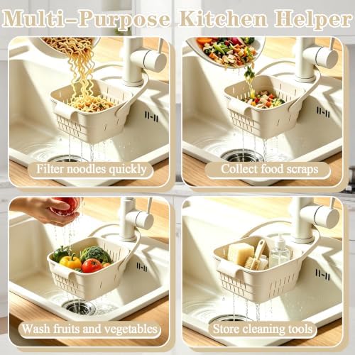 Foldable Hanging Sink Drain Basket, Hanging Sink Basket - Image 5