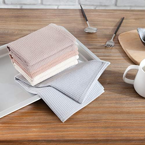 PY HOME & SPORTS Dish Towel Set, 100% Cotton Waffle Weave Kitchen Towels 4 - Image 3