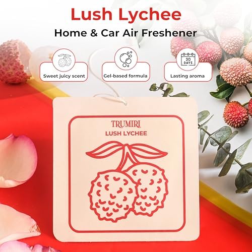 Lush Lychee - Scented Sachets for Drawer and Closet Freshener - Pack of 3 - - Image 2