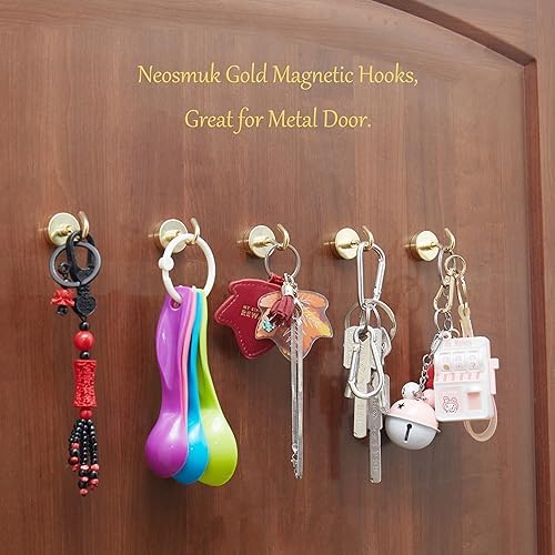 Neosmuk Magnetic Hooks, 40lb Heavy Duty, 10 Pack - Image 4