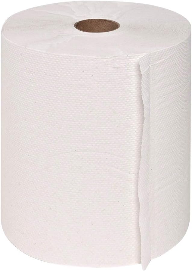 Genuine Joe Embossed Hardwound Roll Towels, 7.8" x 600' - Image 5