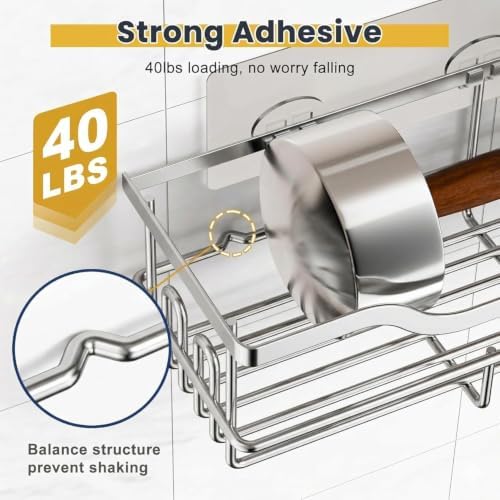OMAIRA 3-Pack Shower Caddy - Image 2