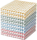 Nialnant 8 Pcs Kitchen Dish Rags, 100% Cotton Soft Absorbent by Nialnant