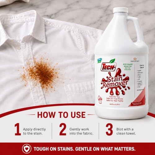 TECH Multi-Purpose Stain Remover, 128 oz, - Image 6