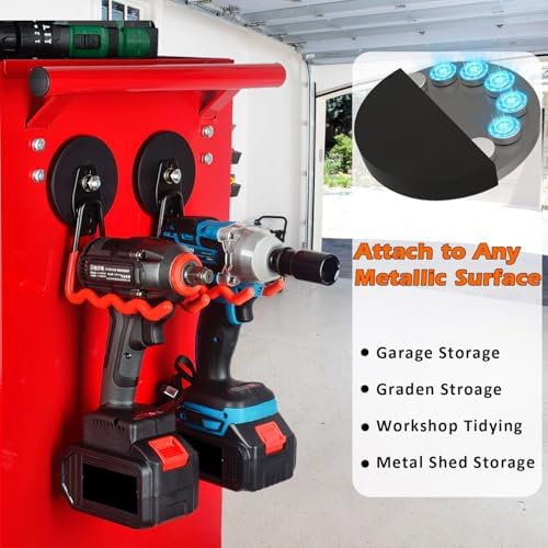 MUTUACTOR 2Packs Large Capability Heavy Duty Magnetic Hooks, Strong Magnet Hooks - Image 2