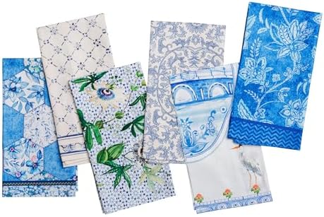 Maison d' Hermine Kitchen Towels Set of 6 Reusable 100% Cotton 27.50" x 20" by MaisondHermine