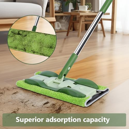 Masthome Microfiber Flat Mop for Hardwood, Laminate Floor Cleaning - Image 4