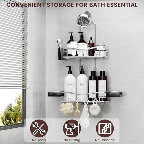 Rustproof Shower Caddy Hanging - Image 2