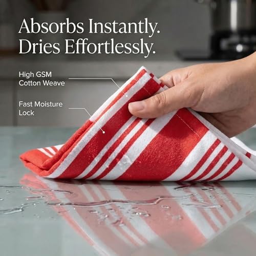 Urban Villa Kitchen Towels Cotton Dish Towels 20”x30” Chillired - Image 2