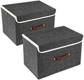 TYEERS Collapsible Storage Boxes, Washable Fabric Storage Bins by StorageOrganization