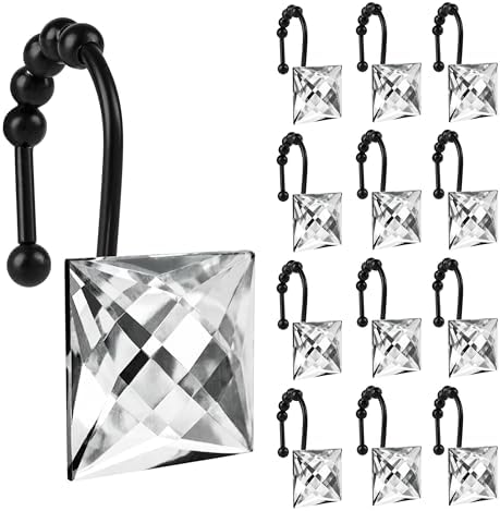 Sunlit Luxury Design Square Clear Diamond Crystal Gem Bling by Sunlit