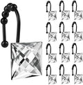 Sunlit Luxury Design Square Clear Diamond Crystal Gem Bling by Sunlit