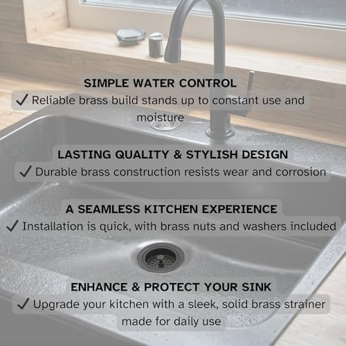 Westbrass A2165-12A 4-1/4" OD Post Style Large Kitchen Basket Strainer - Image 5