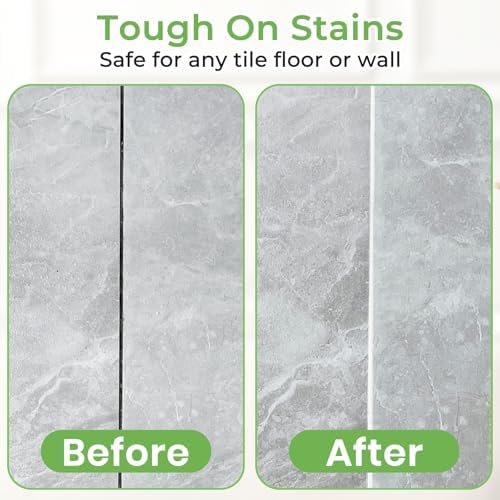 Grout Cleaner Brush with Long Handle, Floor Scrub Brush - Image 6