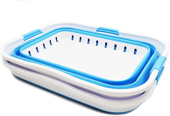 SAMMART 42L Collapsible Plastic Laundry Basket - Image 2