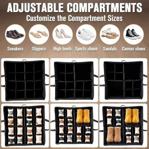 2 Pack Shoe Storage Organizer Box - Image 2