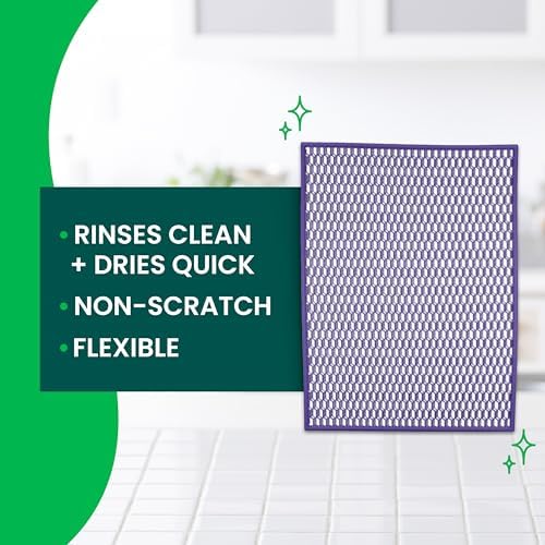 Scotch-Brite Stay Clean Scrubbing Dish Cloths, 2 Pack - Image 2