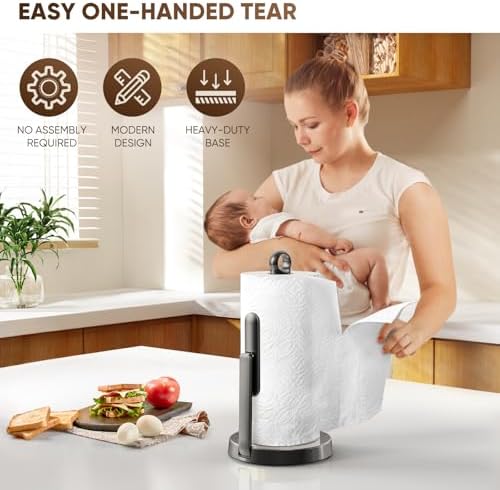 theaoo Heavy-Duty Paper Towel Holder - Image 3