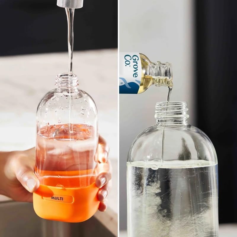 Grove Co. Refillable Glass Spray Bottle, 16 oz, Sparkling Orange - Image 5