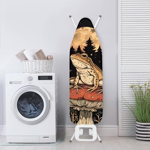GLENLCWE Mushroom Frog Iron Board Cover Heat Reflective Ironing Board Cover - Image 3