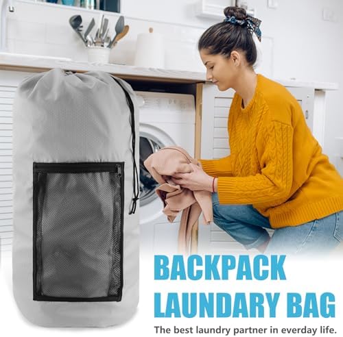 Olosar Laundry Bag Backpack, Extra Large Travel Laundry Bag - Image 2