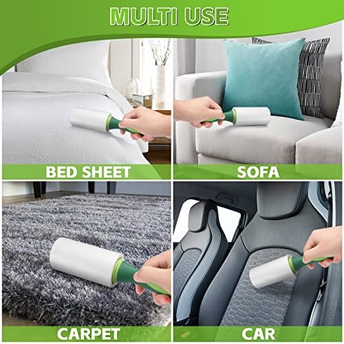 Extra Sticky Lint Rollers for Pet Hair, 1100 Sheets Total, Upgraded 4 Handles - Image 5