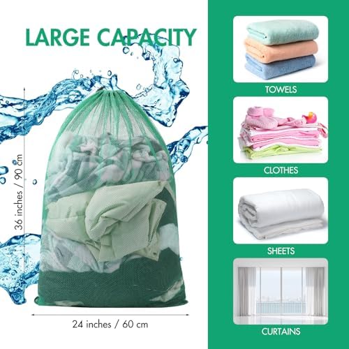 Berlune 30 Pack Large Mesh Laundry Bags - Image 2