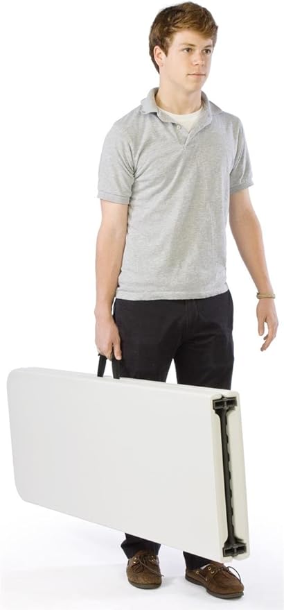 Adjustable-Height Folding Tables are Portable and Can Be Adjusted to 3 Separate Heights