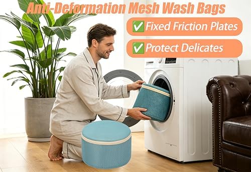 Bra Washing Bag for Delicates, Shape-Retaining, 2 Pack Lingerie Laundry Bag - Image 4