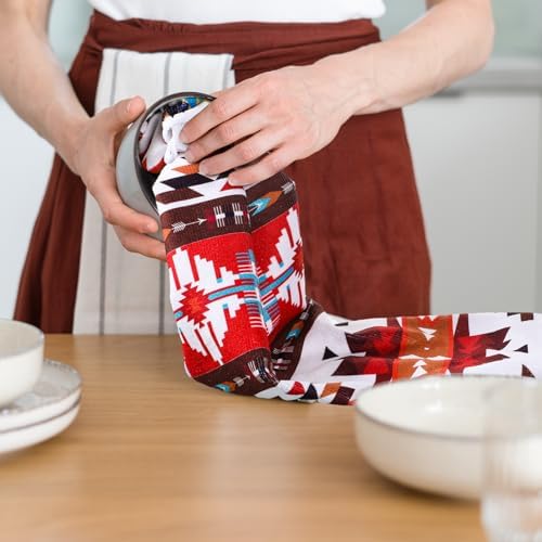 Bencailor 6 Pcs Aztec Kitchen Towels Decorative Sets Dish Towels Absorbent Fast - Image 4