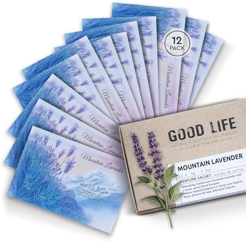Good Life Mountain Lavender Scented Sachets | 12 Sachets by Unknown